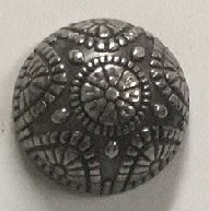 Пуговица металлическая Анастасия круглая 17мм, Old Silver  шт. Пуговица Металл