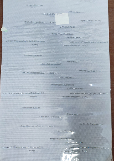 Стразы полотно рисунок Полосы бел.хамелеон (ss10&прямоуг.) 30,5*12,6см, 3шт/уп. Стразы листовые