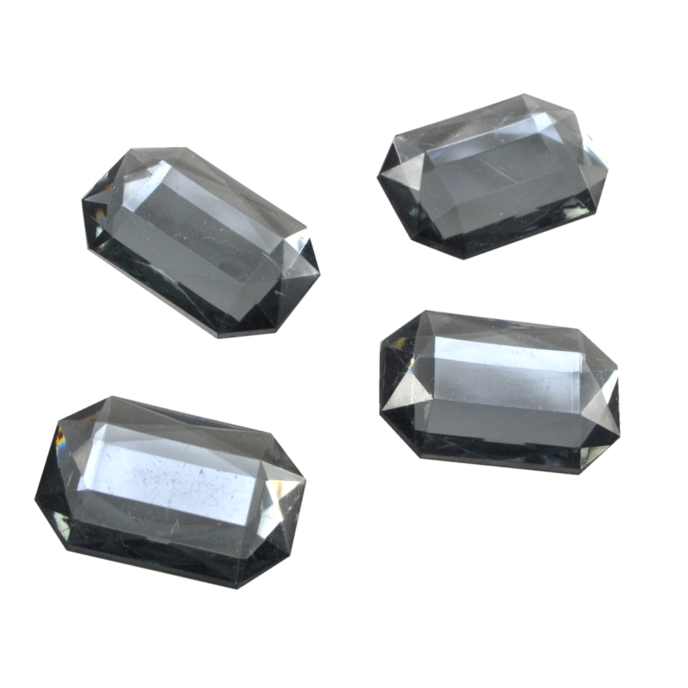 Стразы Д на клей, многогран. 24*35мм серый 6, 1тыс.шт. Стразы на клей
