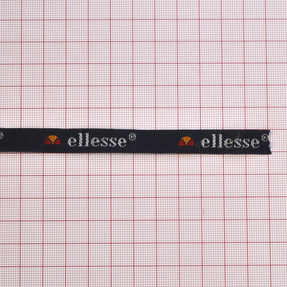 Этикетка тканевая вышитая Elesse №4. Вышивка / этикетка тканевая