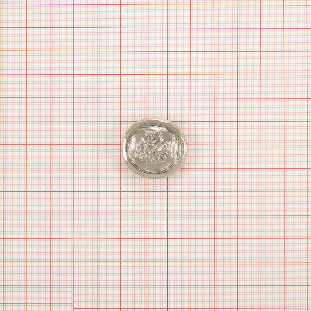 Пуговица М- 44 nik 25мм. Пуговица металлическая