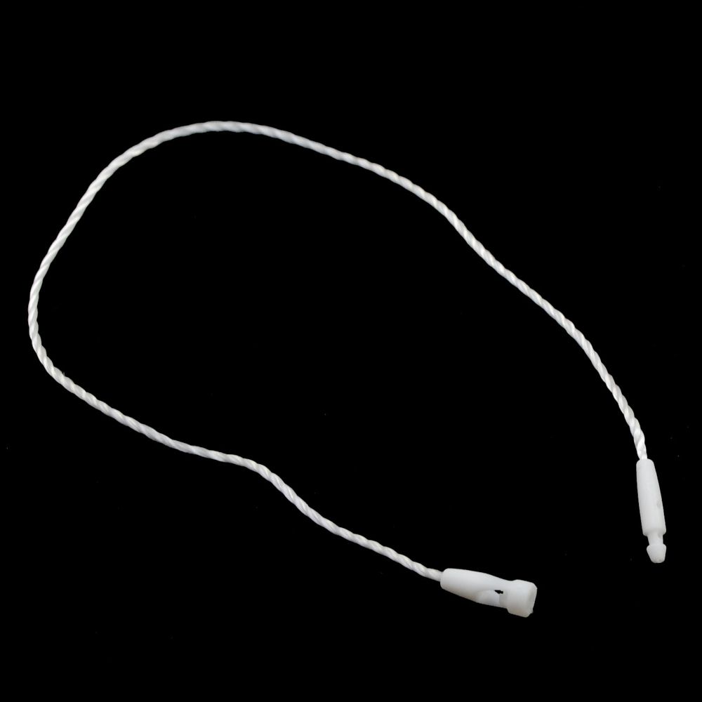 Пломба веревочная белая овальный зажим /1 т.шт/. Пломба