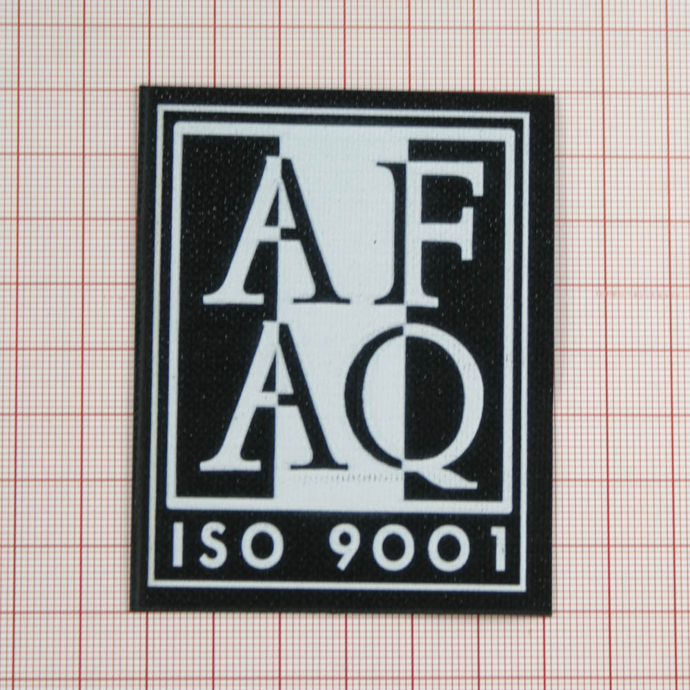 Лейба клеенка блестящая AF AQ 5,6*7,8см черно-белый, шт. Лейба Клеенка