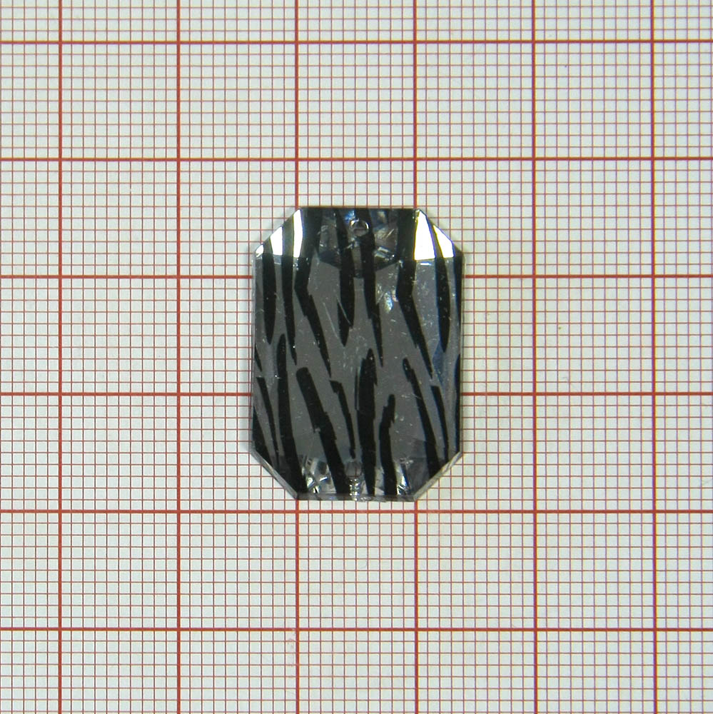 Стразы Т приш. многогр. 18*25мм тигровый белый №1 /1т.шт./ . Стразы пришивные