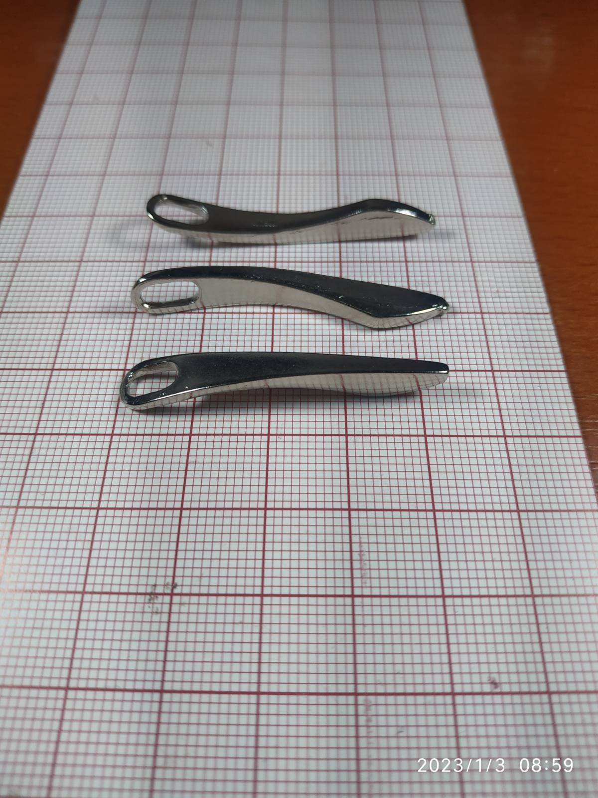 Подвеска на бегунок №2 /никель. Бегунок