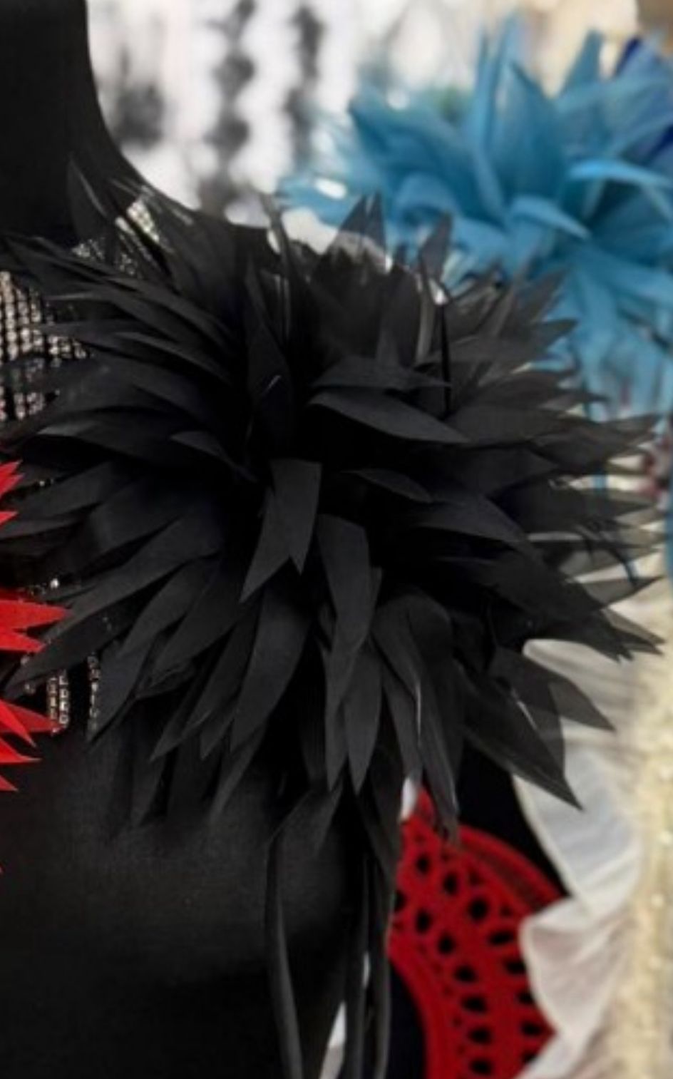 Аппликация Цветок, черный, шт. Аппликации Пришивные Цветы Банты