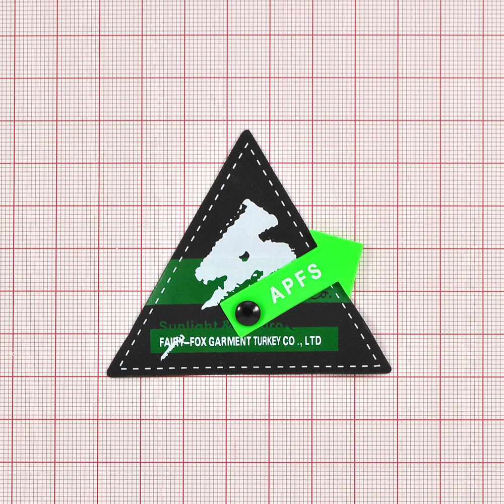 Лейба клеенка APFS 5,9*6,5см, черный,зеленый, серый, шт. Лейба Клеенка