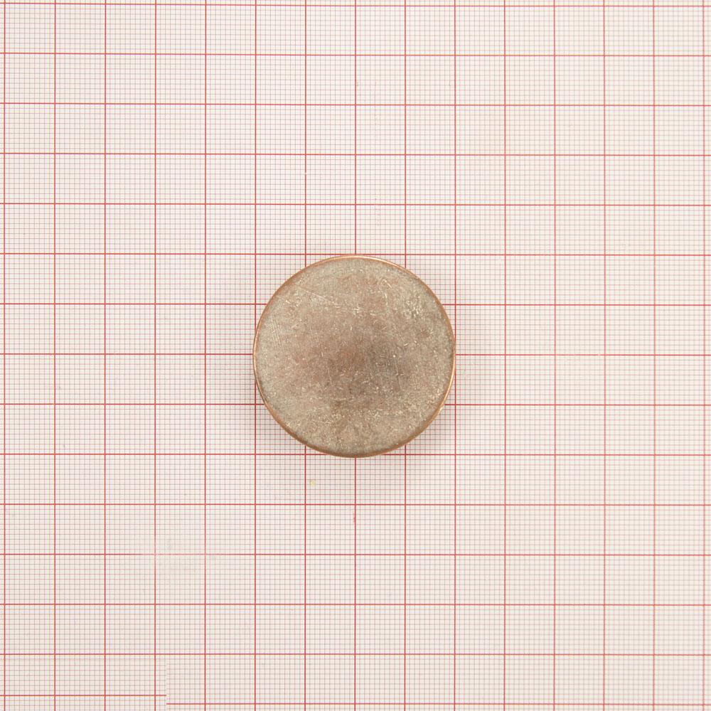 Пуговица AD-282-60 medn 40мм. Пуговица металлическая