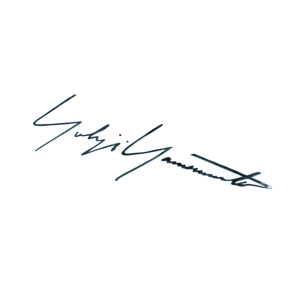 Термоаппликация резиновая 6009 Yamamoto Подпись 22,5*7,8см черная, шт. Термопереводки Резиновые, Термопленка