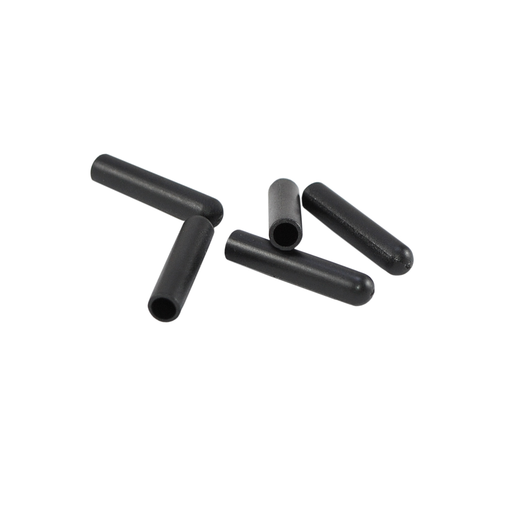 Наконечник пластиковый 23*4,3мм, черный, шт. Фиксаторы, наконечники