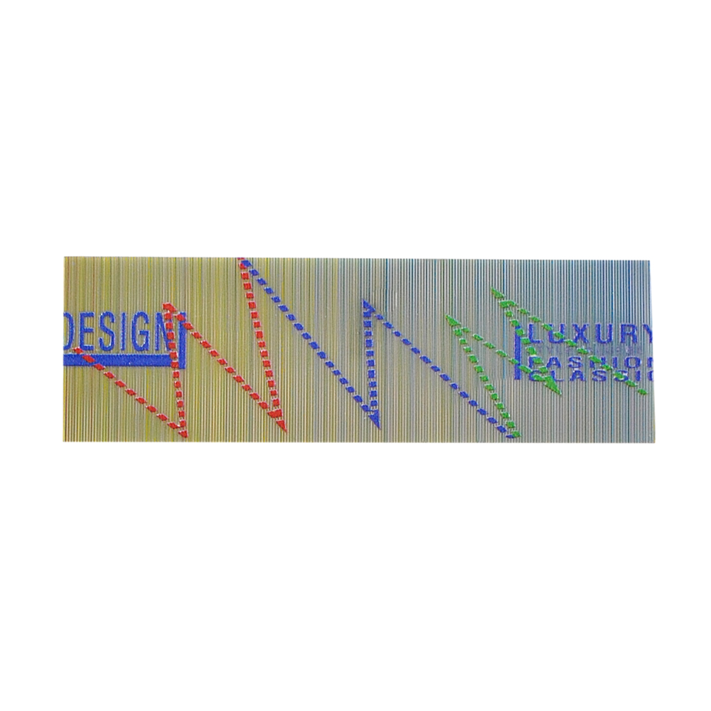 Лейба клеенка Зигзаг, 2,5*8см, синий, красный, зеленый, шт. Лейба Клеенка