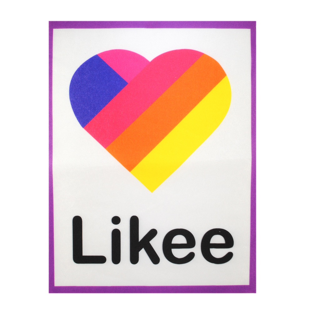 Аппликация пришивная Likee Сердце (рамка пурпурная) 18*24см, разноцветный, шт. Аппликации Пришивные Постер