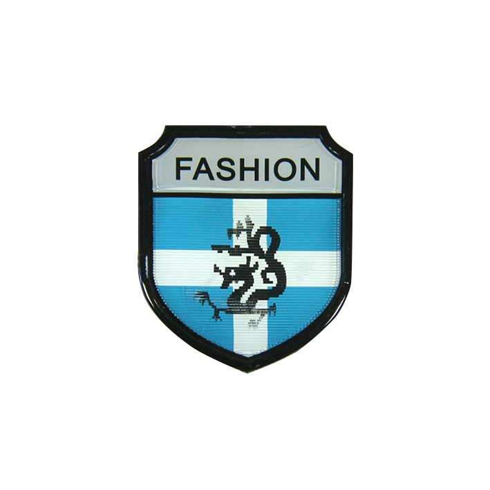 Лейба гологр. Fashion Крест бел., голубой 31*35мм /кит./ шт. Лейба Голограмма