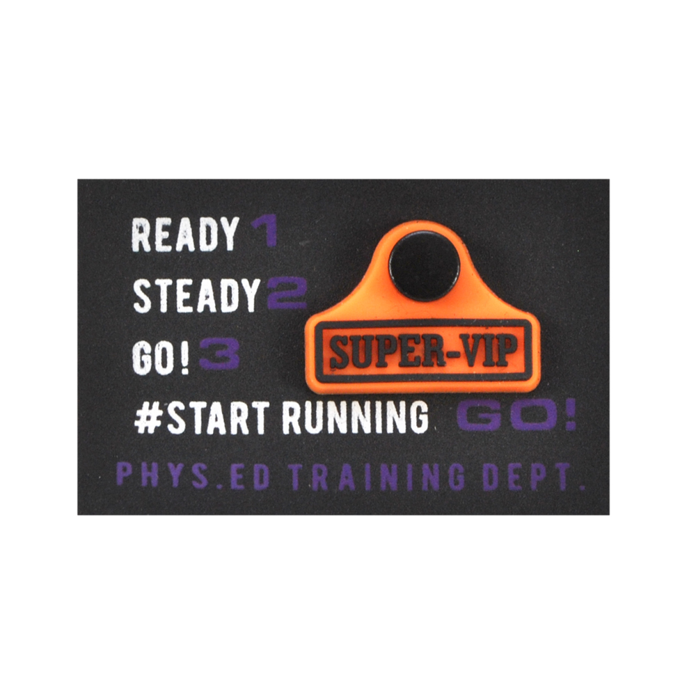 Лейба с хольнитеном, ткань и резина Super Vip, 4*6см, черный, белый, оранжевый, шт. Лейба Ткань