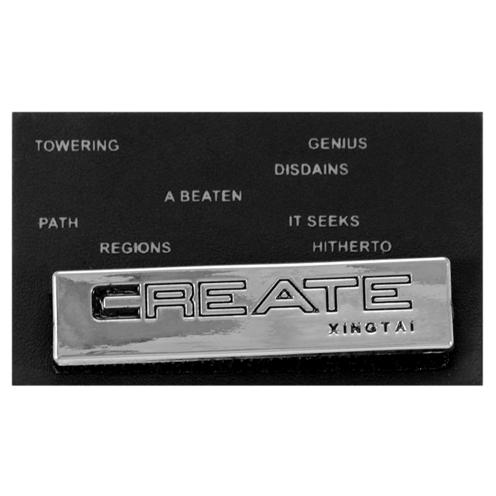 Лейба рез.черная, 3,5*6, +мет.серебро Create липучка, шт. Лейба Резина