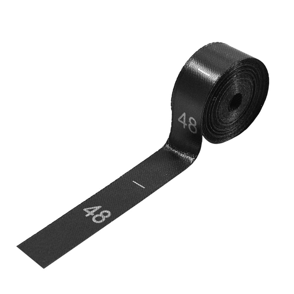 Размерник нейлон черный  48 /1250шт/, 50м. Размерник накатанный нейлон