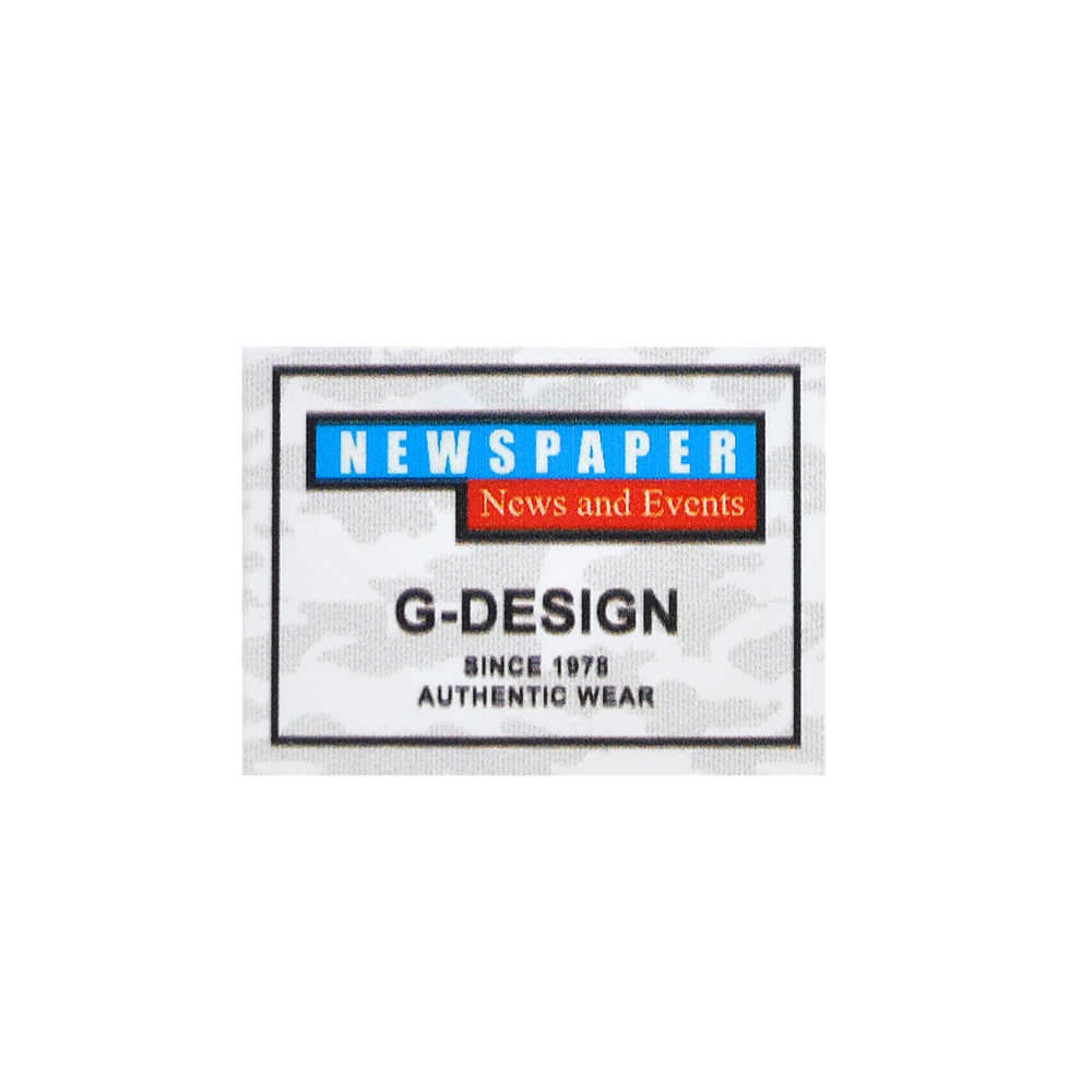 Лейба клеенка NEWSPAPER, 3*4см, белый, черный, синий, красный, шт. Лейба Клеенка