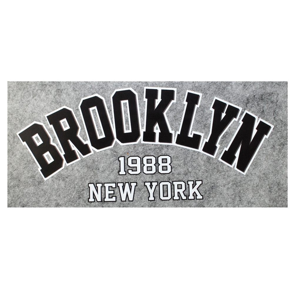 Термотрансфер DTF пленка светоотражающая 67783, Brooklyn, 25*10,9см, шт. Термотрансфер