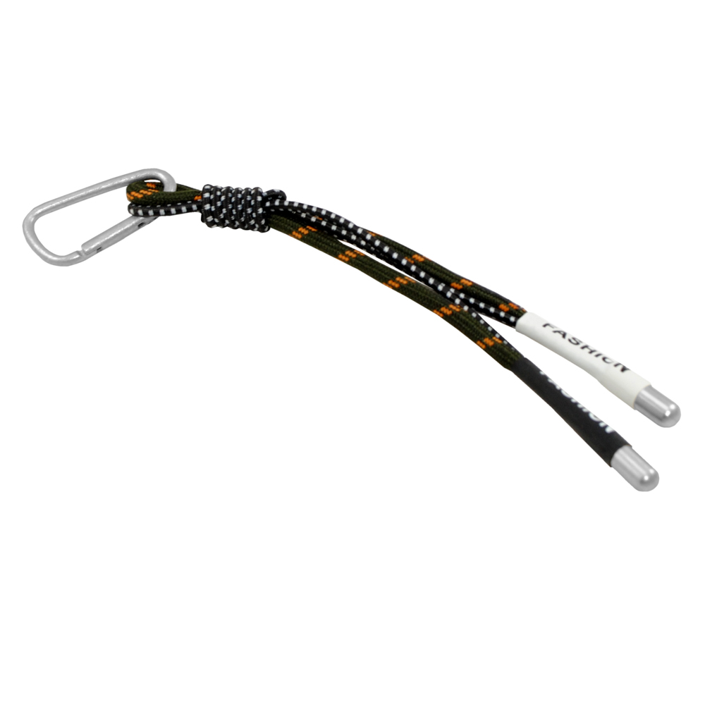 Подвеска тк. Шнур с карабином, Fashion, 16см черн., хаки, шт. Подвески