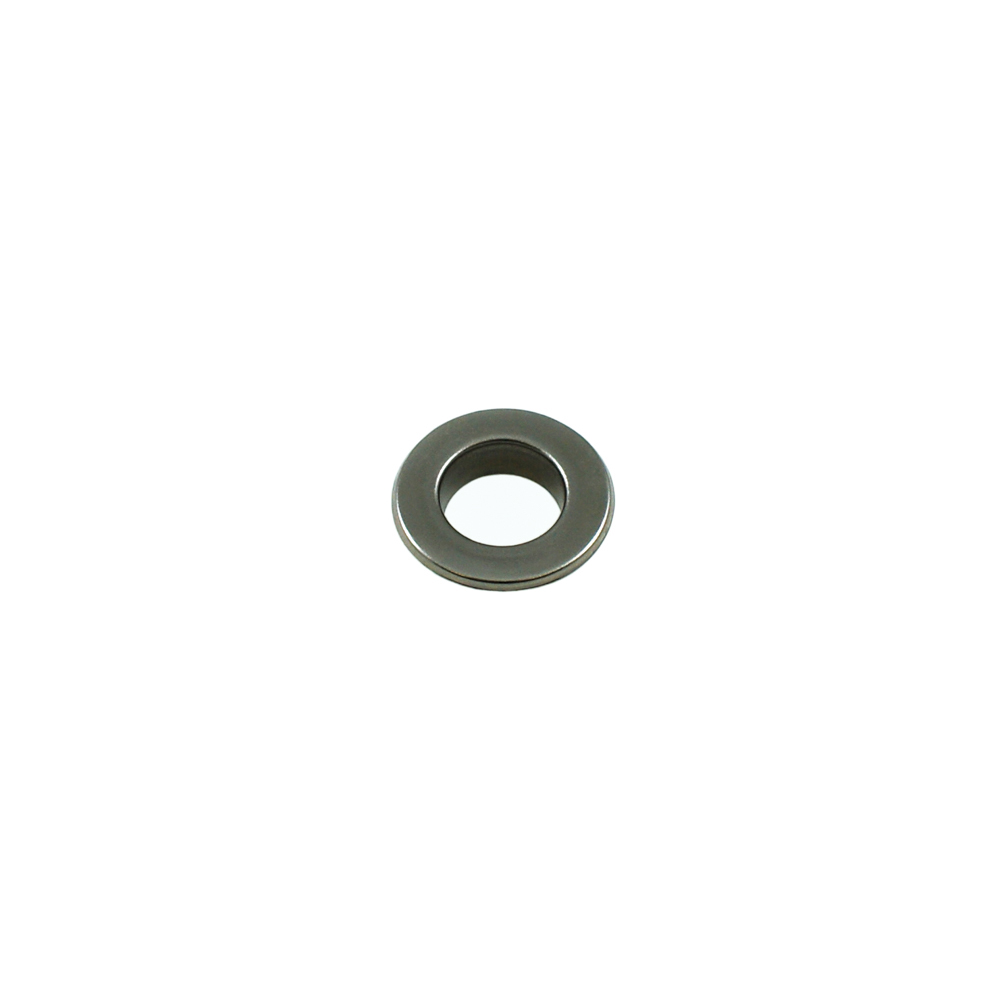 Люверс металл 10*18мм сталь, black nickel, 1т.шт.. Блочка / Люверс