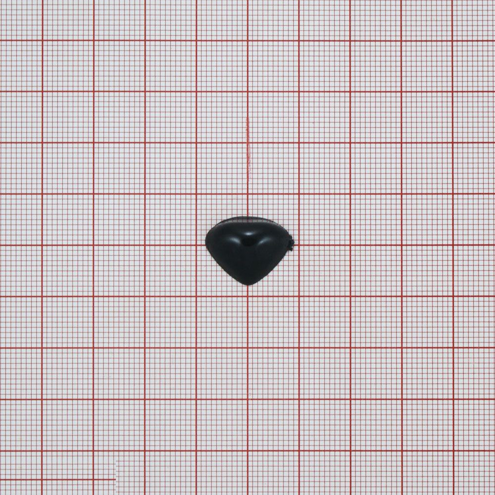 Носик плоский №11, треугольный 17*13мм черный, 1тыс.шт. Носики плоские