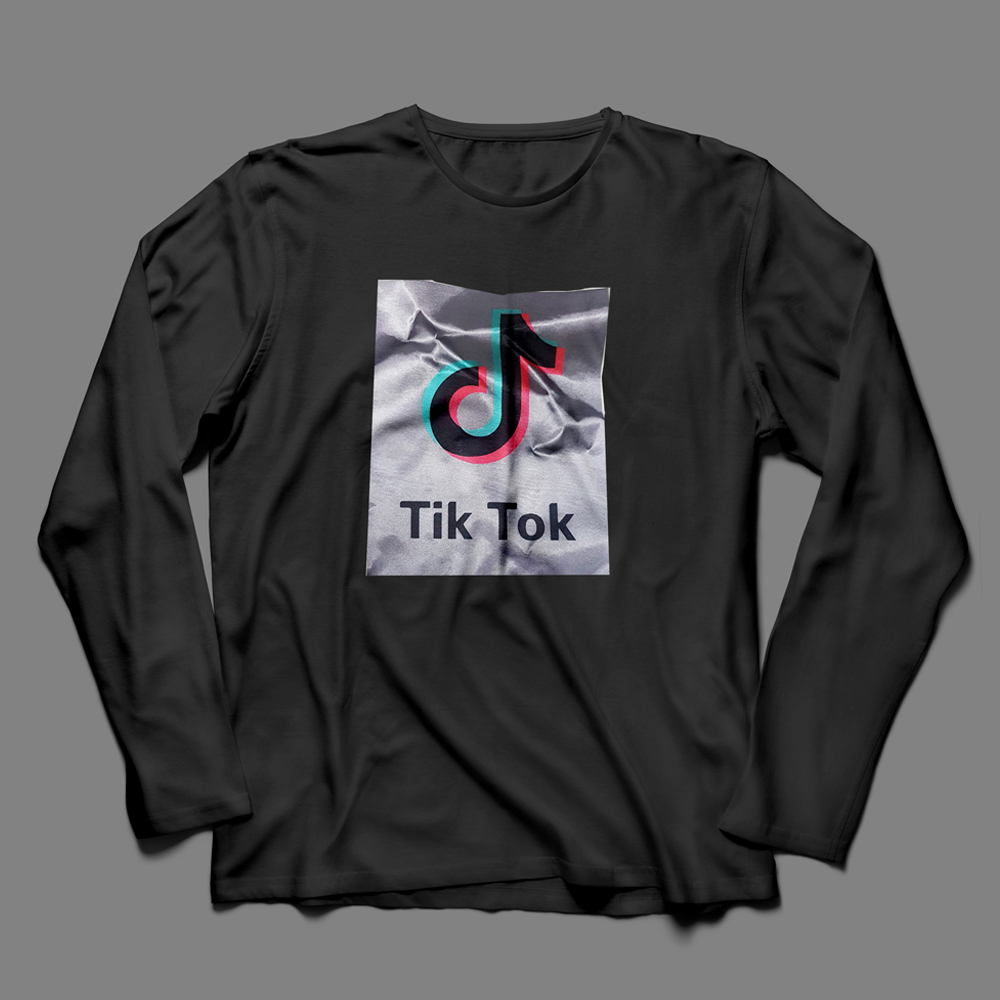 Аппликация пришивная TikTok лого 19*24см, разноцветный, шт. Аппликации Пришивные Постер