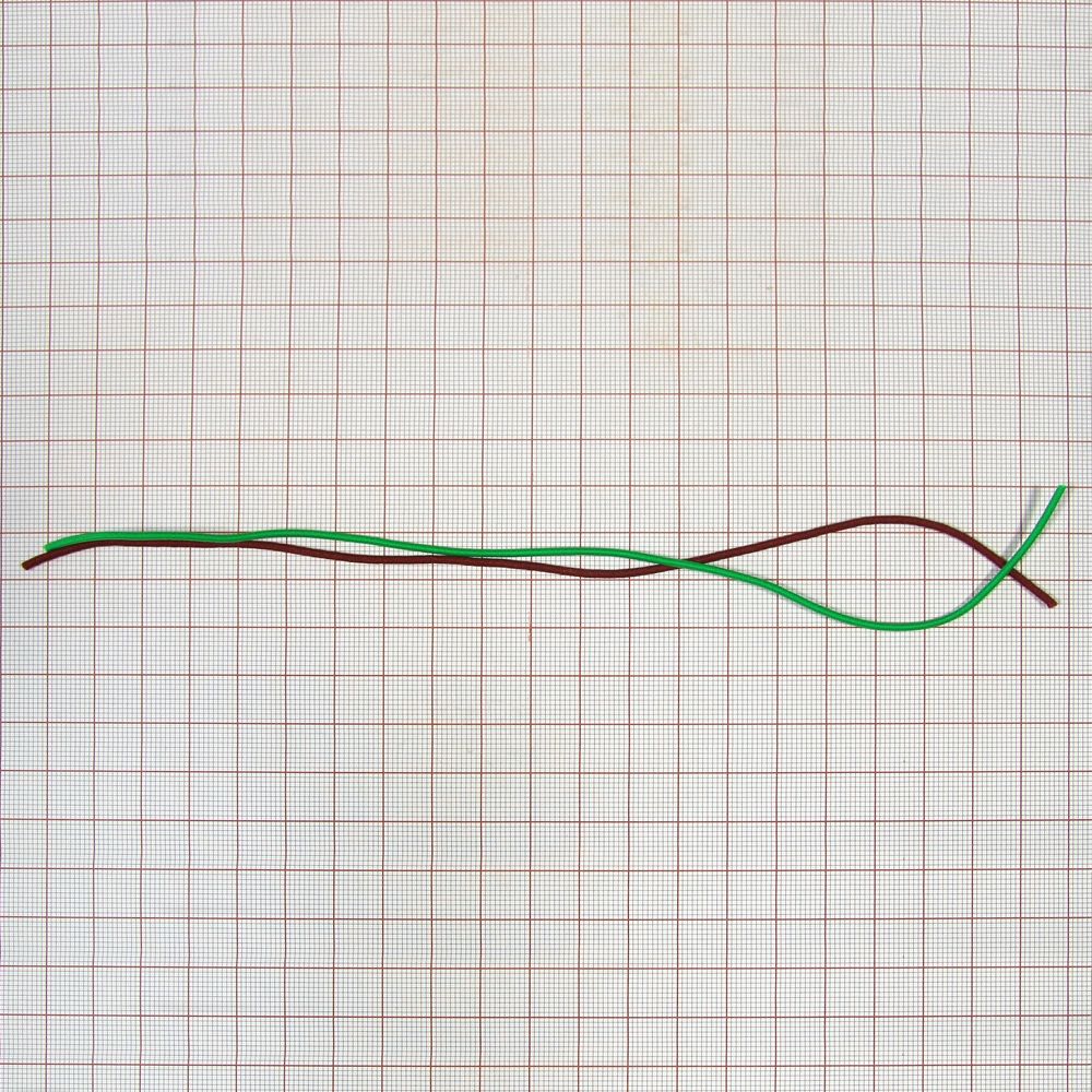 Резинка шляпная цветная (зеленая, лиловая, желтая), 50м. Резинка