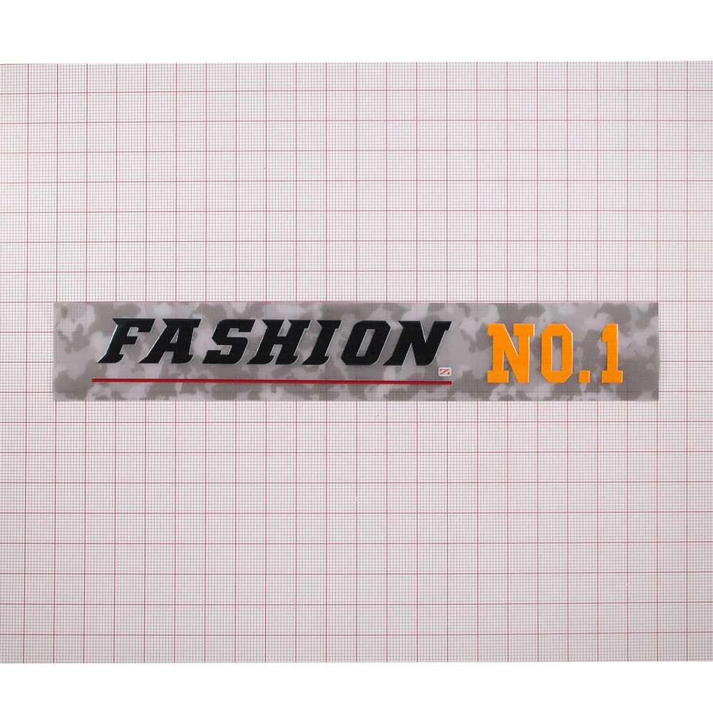 Лейба клеенка FASHION 3,5*20см, серый, оранжевый, красный, черный, шт. Лейба Клеенка