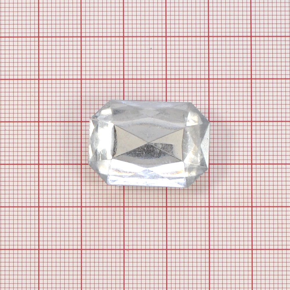 Стразы стеклянные на клей многранник плоский округлый низ (20*28мм) зеркальный, 1тыс.шт. Стразы на клей