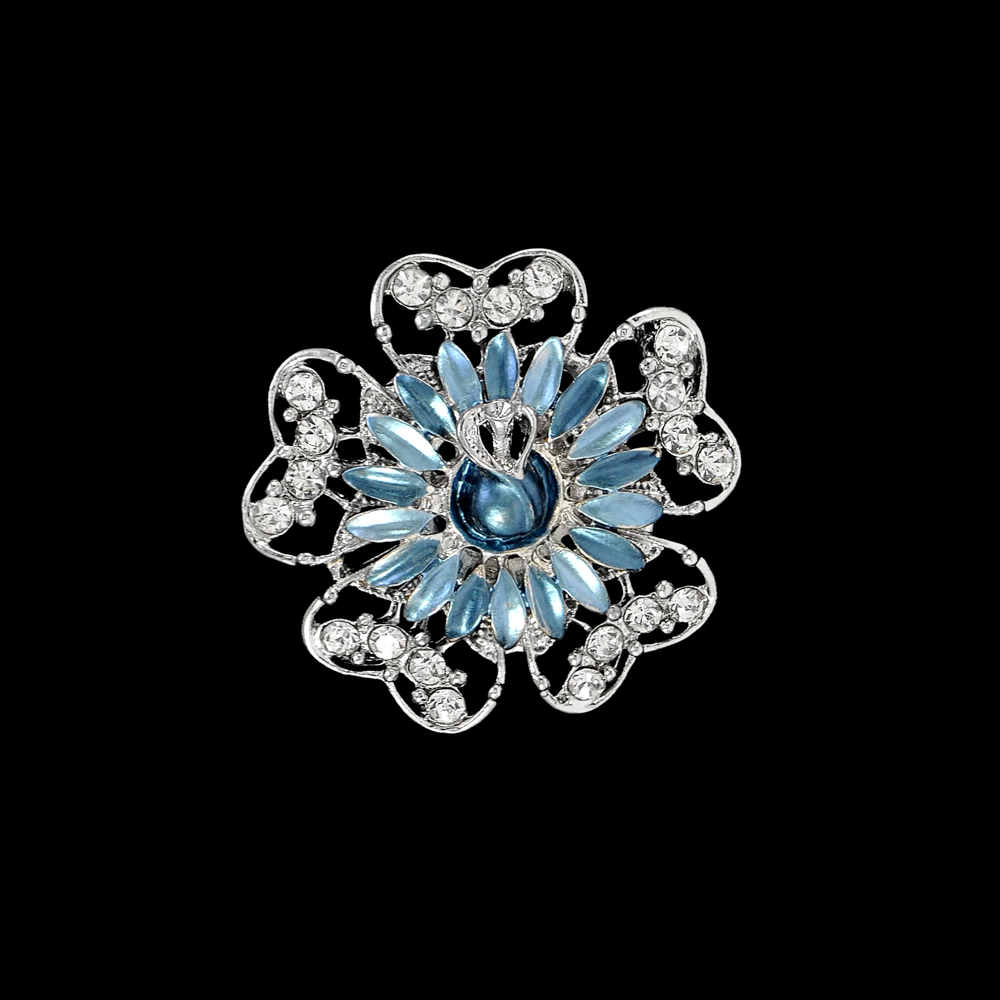 Брошь TS1103501 40мм, NIKEL, шт. Броши