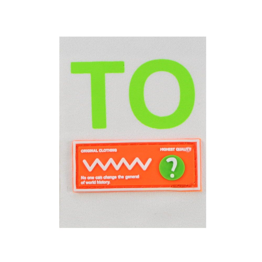 Лейба ткань и резина TO, 7,5*6см, белый, оранжевый, салатовый, шт. Лейба Ткань