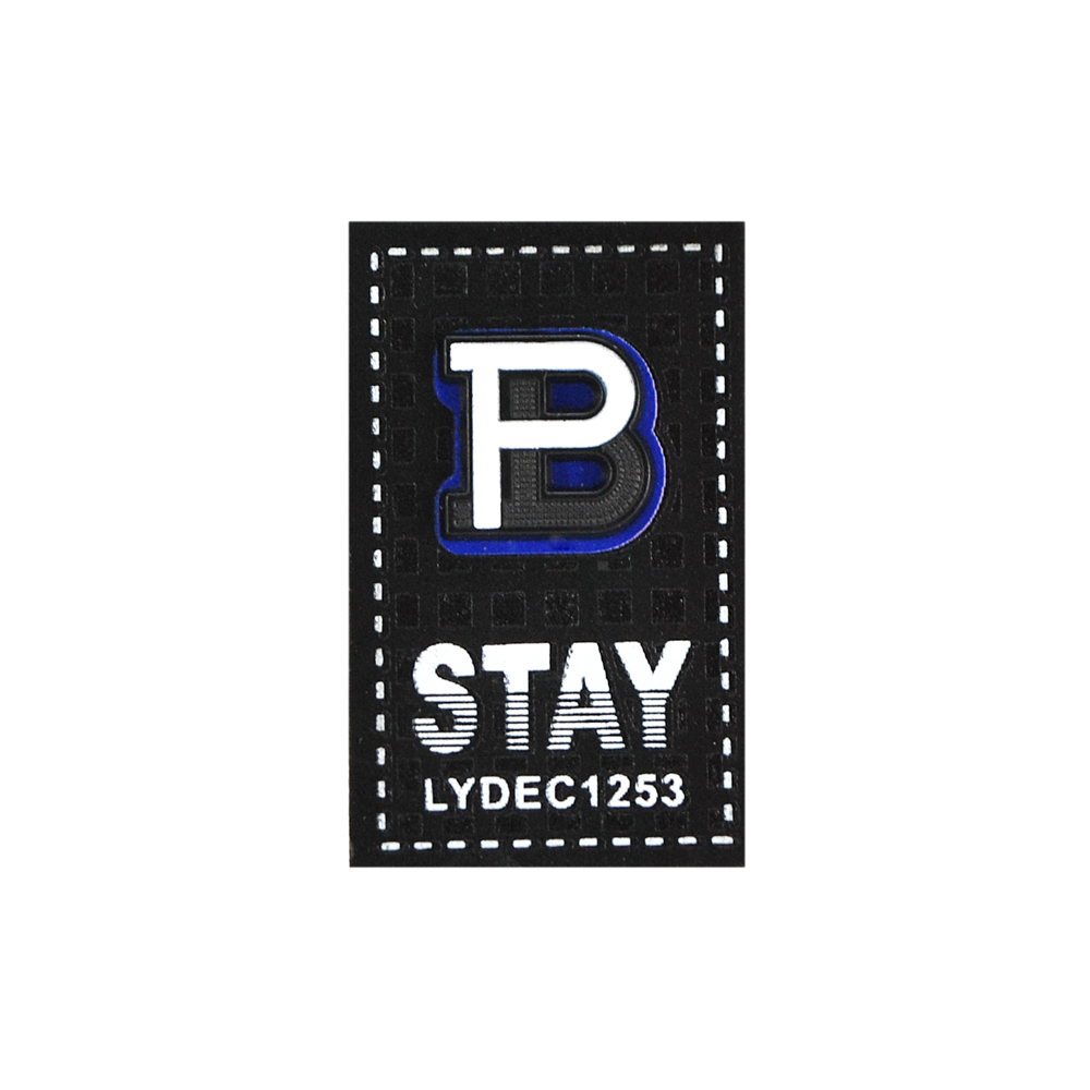 Лейба полиуретан PB STAY,  4*2, 5см, черный, белый, синий, шт. Лейба Кожзам