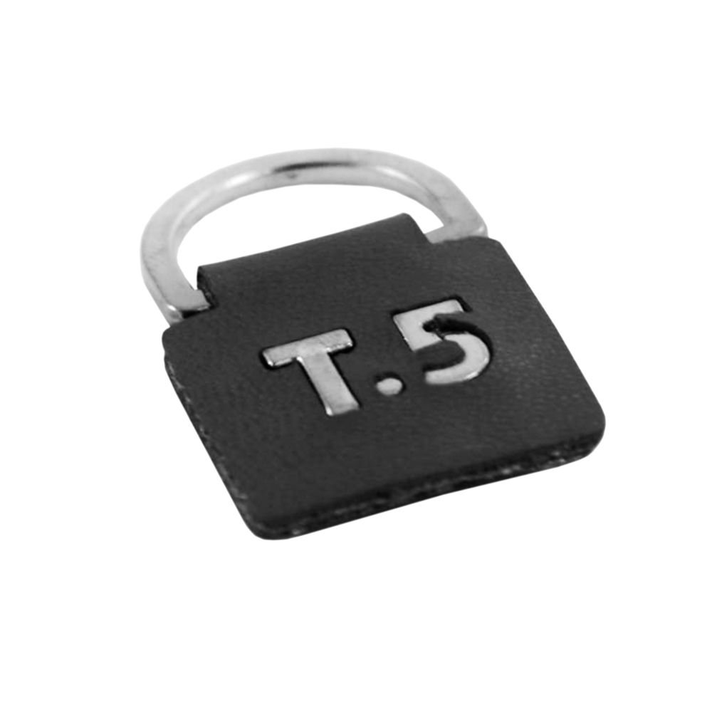 Лейба кожзам Т.521*34мм замок навесной, черная основа, металл черный никель, шт. Лейба Кожзам