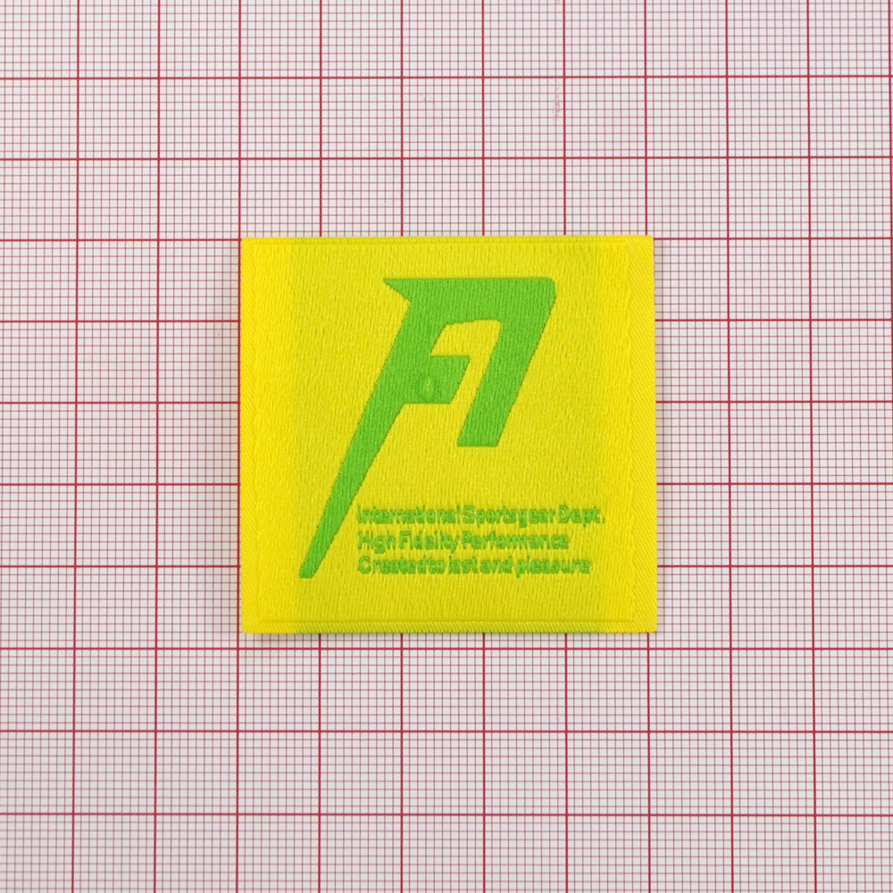 Лейба ткань F1, 5*5см, желтый, салатовый, шт. Лейба Ткань
