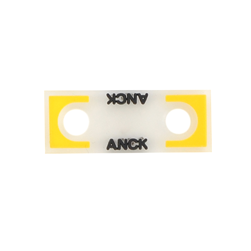 Лейба резиновая ANCK, 4*1,5см, черный, желтый, прозрачный, шт. Лейба Резина