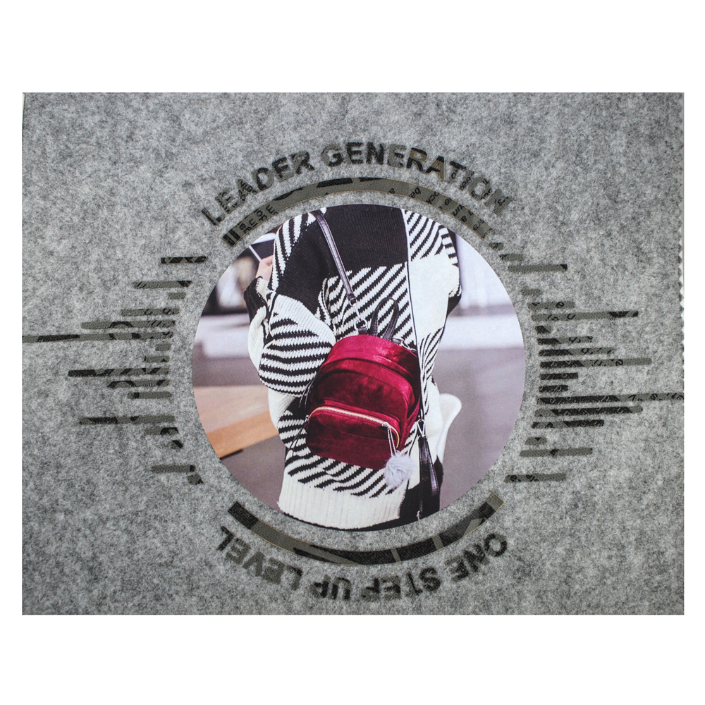 Термоаппликация Leader Generation, 27,5*18,5см, черный, красный, белый, шт. Термоаппликации Резиновые Клеенка