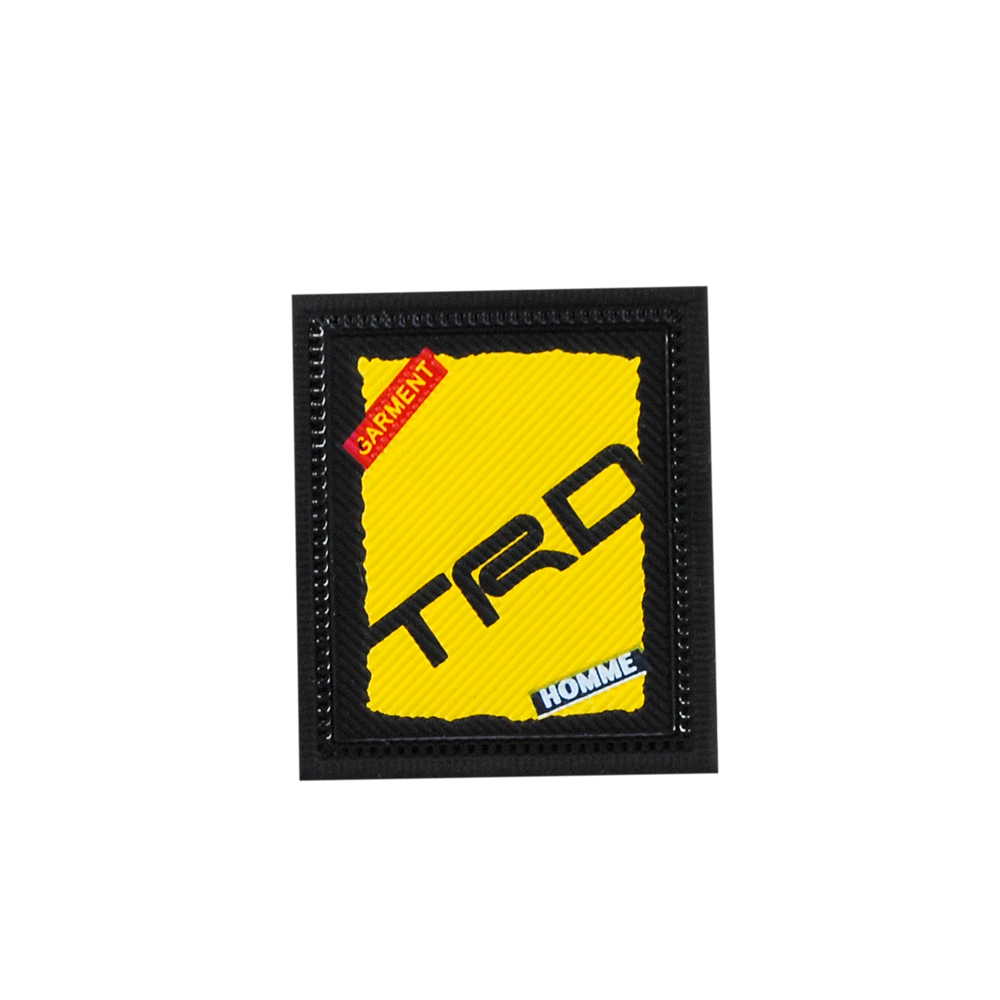 Лейба резиновая TRD, 3*3.5см, черный, желтый, красный, синий, шт. Лейба Резина