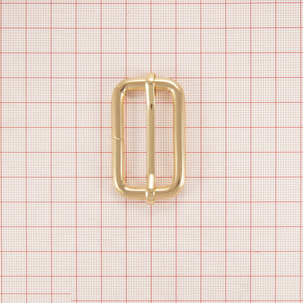 Перетяжка штанга 2551 38*20мм GOLD, шт. Сумочная фурнитура