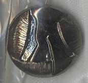 Пуговица TR-55 ant 24мм. Пуговица металлизированная