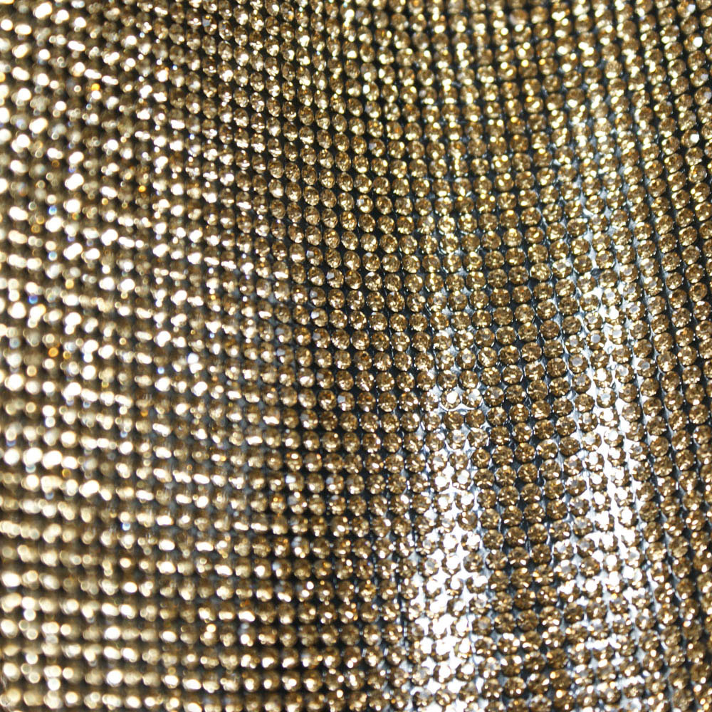 Стразы полотно клеевое №29 топаз камни 2мм, 40*24см, 1лист. Полотна из страз