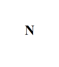 Шеврон пришивной Буква "N", 11см, черная основа, черная махра, шт. Нашивка Махровая
