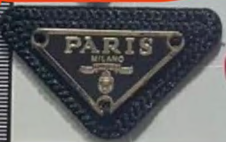 Лейба кожзам Paris, черный, металл, шт. Лейба Кожзам