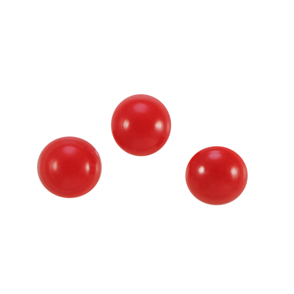 Носик плоский №12, круглый 12мм красный, 1тыс.шт. Носики плоские