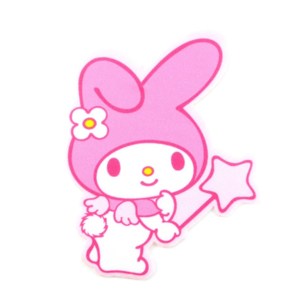 Аппликация клеевая Зайка со звездочкой 8,7*11см, /дайвинг/, шт. Аппликация клеевая