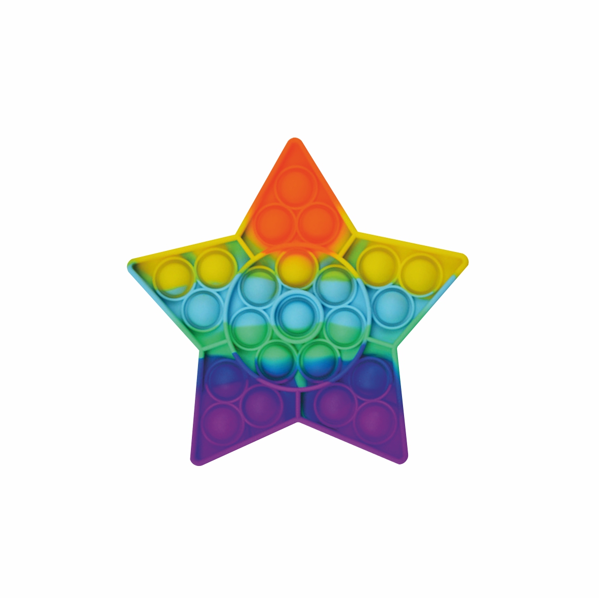 Термоаппликация Pop it (звезда) средняя 6,5*6,5см, шт. Термопереводки Детские