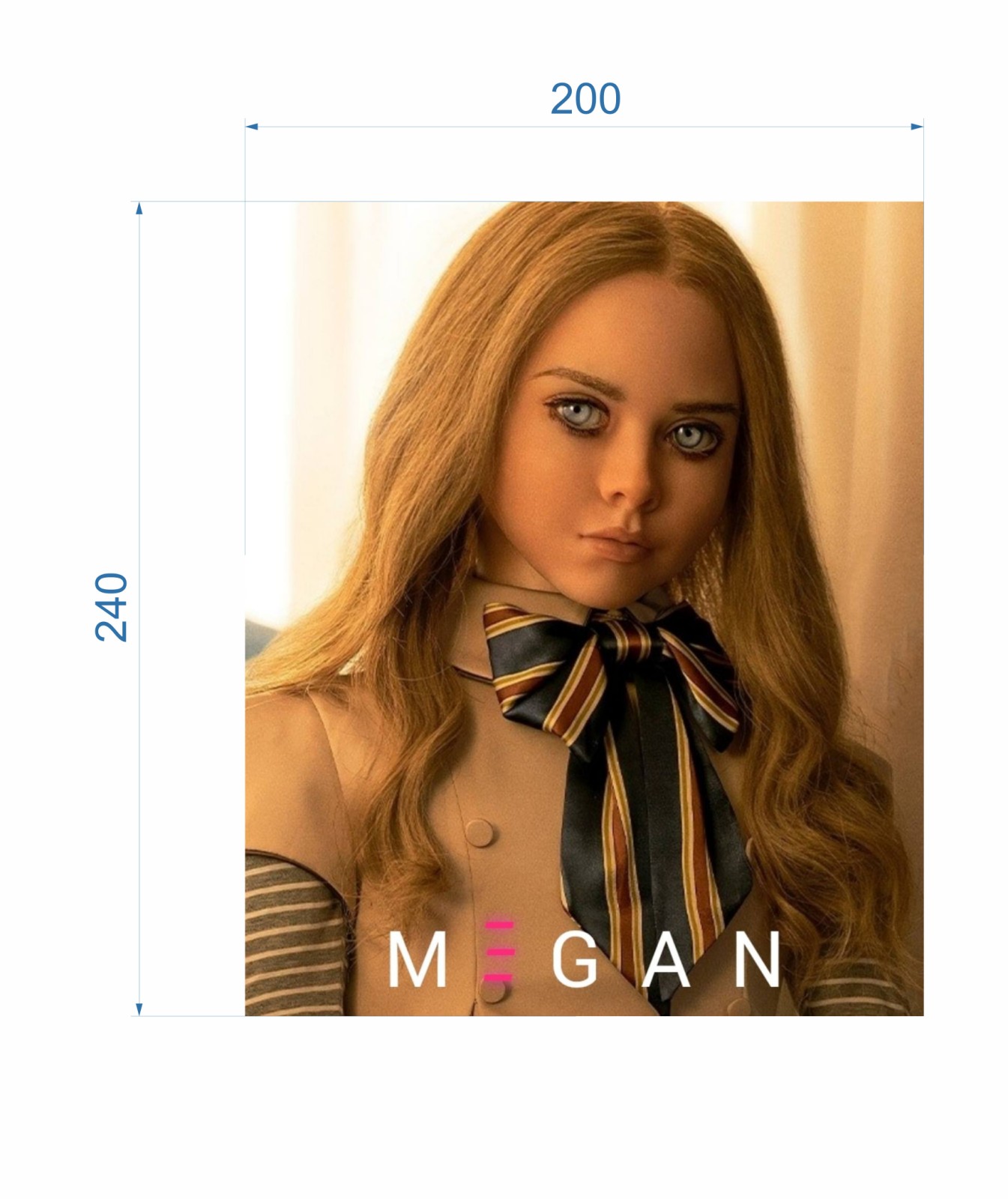 Нашивка, Megan, 20*24cм, дайвинг, сублимация, лазер, шт. Нашивка