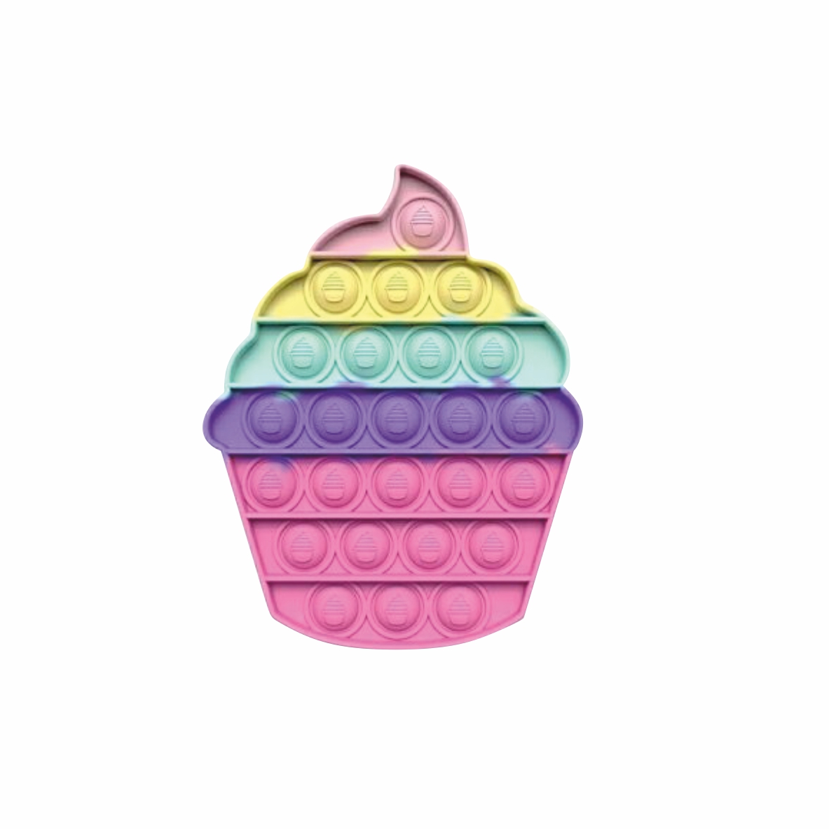 Термоаппликация Pop it (кекс) средняя 5*6,5см, шт. Термопереводки Детские