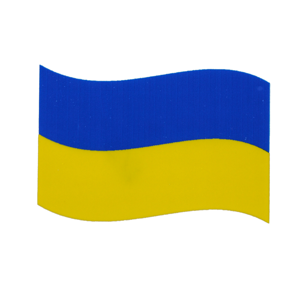 Термотрансфер DTF, Флаг Украины, 6*4см, шт. Термотрансфер