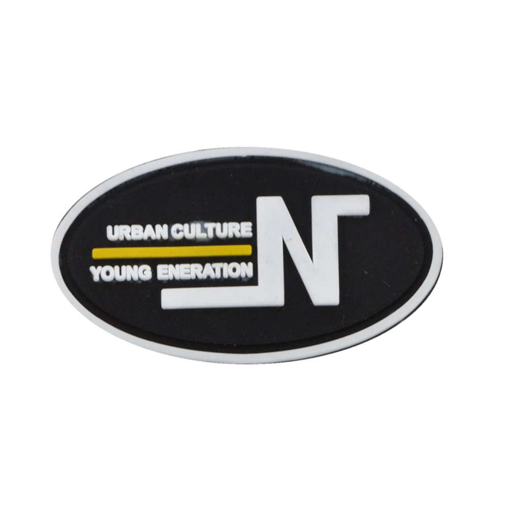Лейба резиновая Urban culture 4,5*2,5см, черный, белый, желый.шт. Лейба Резина