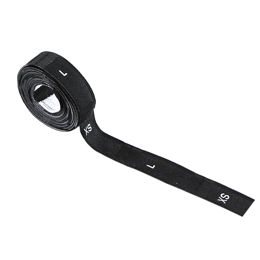 Размерник вышивка 0,8см, черный /70 atki/, 100м. Размерник вышитый